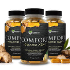 KaraMD Comfort Guard X24 | Joint & Movement Support Supplement | Turmeric Curcumin, Boswellia & Ginger | Ease Muscle Discomfort & Joint Stiffness | Non-GMO, Gluten Free & Vegan Friendly (3 Pack)
