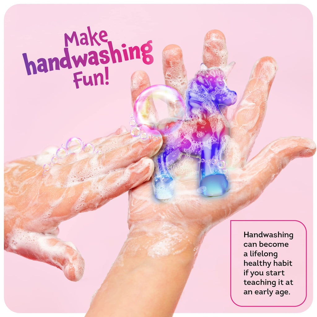 Dan&Darci Unicorn Soap Making Kit - Girls Crafts DIY Project Age 6+ Year Old Kids - Unicorn Girl Gifts - Science STEM Activity Teenage Gift - Make Your Own Soap Kits - Craft Toys Ages 6 7 8 9 10 11 12