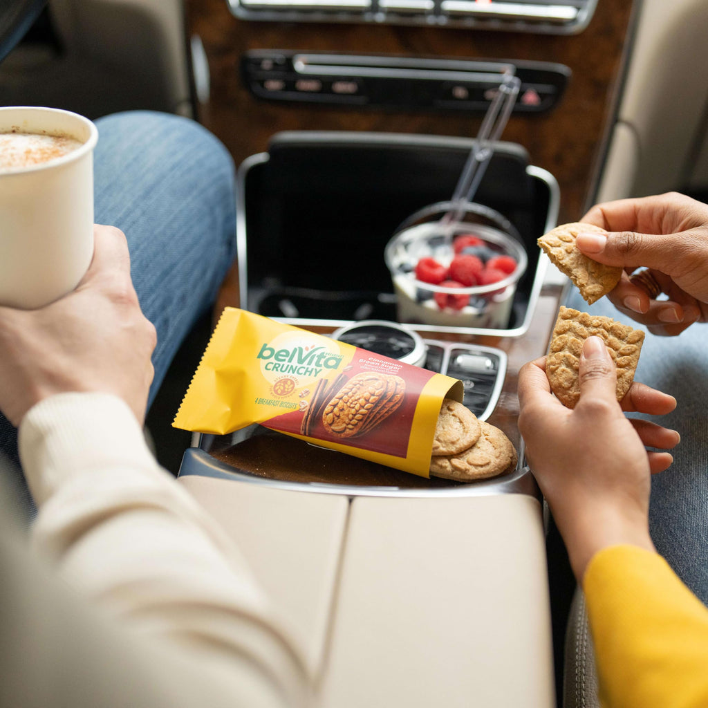 belVita Breakfast Bars Biscuits Variety Pack, 4 Flavors, 30 Packs
