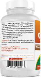 Best Naturals Quercetin 1000 mg Tablet - Immune Health - 60 Count