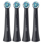 Oral-B iO Series Ultimate Clean Electric Toothbrush Replacement Brush Heads for an Oral-B Electric Toothbrush, 4 Count, Black