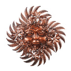 dreamskip Copper Metal Sun Outdoor Wall Decor, 24" Large Sun Flower Garden Wall Art, 3D Sun Wall Decor for Patio Fence Yard Decoration Gift for Mom Women
