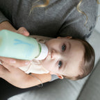 Dr. Brown's Anti-Colic Options+ Narrow Glass Baby Bottle, 4 oz/120 mL, with Level 1 Slow Flow Nipple, BPA-Free, 0m+, 4 Pack