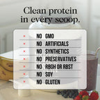 NAKED Casein - 100% Micellar Casein Protein - Only 1 Ingredient, Zero Carb, NSF Certified, GMO-Free, Gluten Free, Soy Free, Preservative Free - 30 Servings