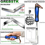 GREBSTK Crack Weeder Crevice Weeding Stainless Steel Sharp Lightweight Tool