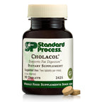 Standard Process Inc. Cholacol - Gallbladder Support Supplement - Fat Digestion Supplement for Digestive Health & Bile Support - Gluten-Free, Non-Dairy & Non-Soy - 90 Tablets