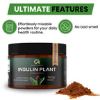 Afiyah Organic - Premium Quality Costus Igneus (Insulin Plant) Powder - No Bad Taste (2 Month Supply) - Made in the USA - Including Complete Health Support Program