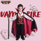 Spooktacular Creations Halloween Gothic Vampire Costume Kids, Deluxe Halloween Vampire Costumes for Dress Up, Role Play