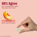 8Greens Supergreens Tablets | Super Greens Powder Superfood, Metabolism Immunity & Focus, Daily Greens Effervescent Tablets, Organic: Aloe Vera, Spirulina, Chlorella, Peach, Tube 60 Servings.