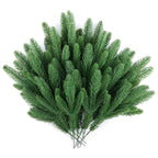 Hananona Artificial Pine Branches, 50 Pcs Christmas Greenery Stems