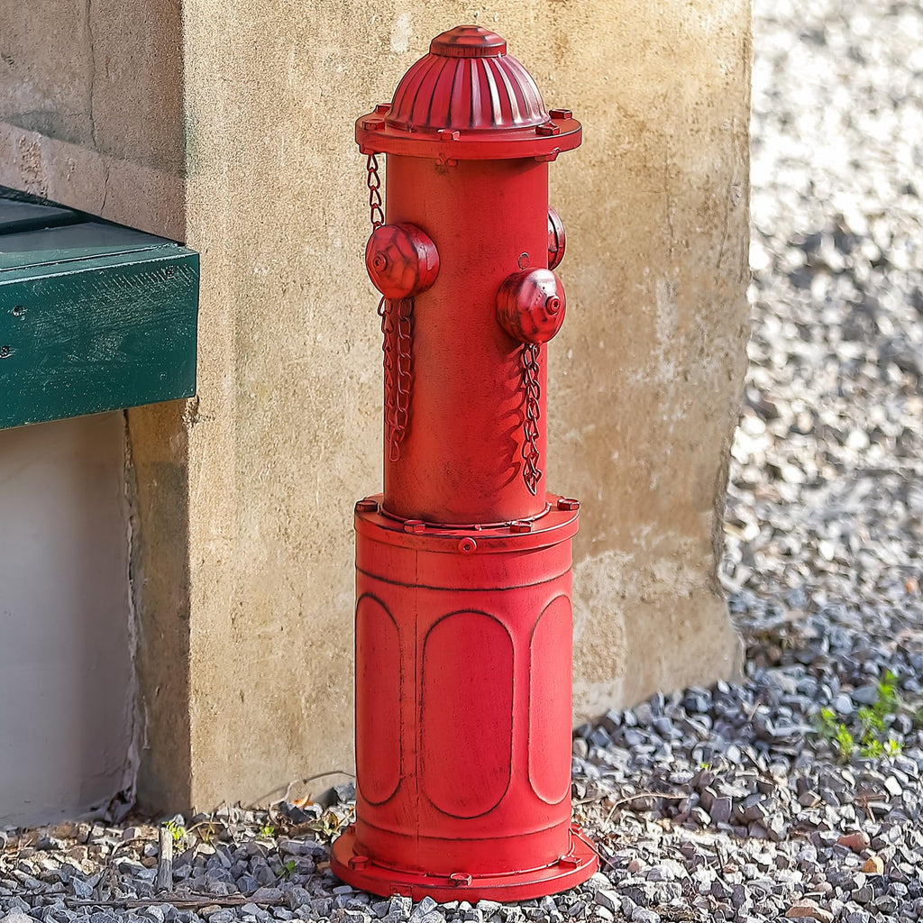 Dog Fire Hydrant Pee Post, 22.4" H Fake Fire Hydrant for Dogs to Pee on