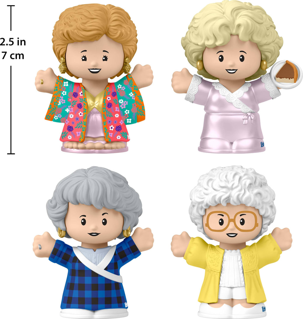 Little People Collector The Golden Girls Late Night Cheesecake 40th Anniversary Figure Set in a Display Gift Box for Adults & Fans