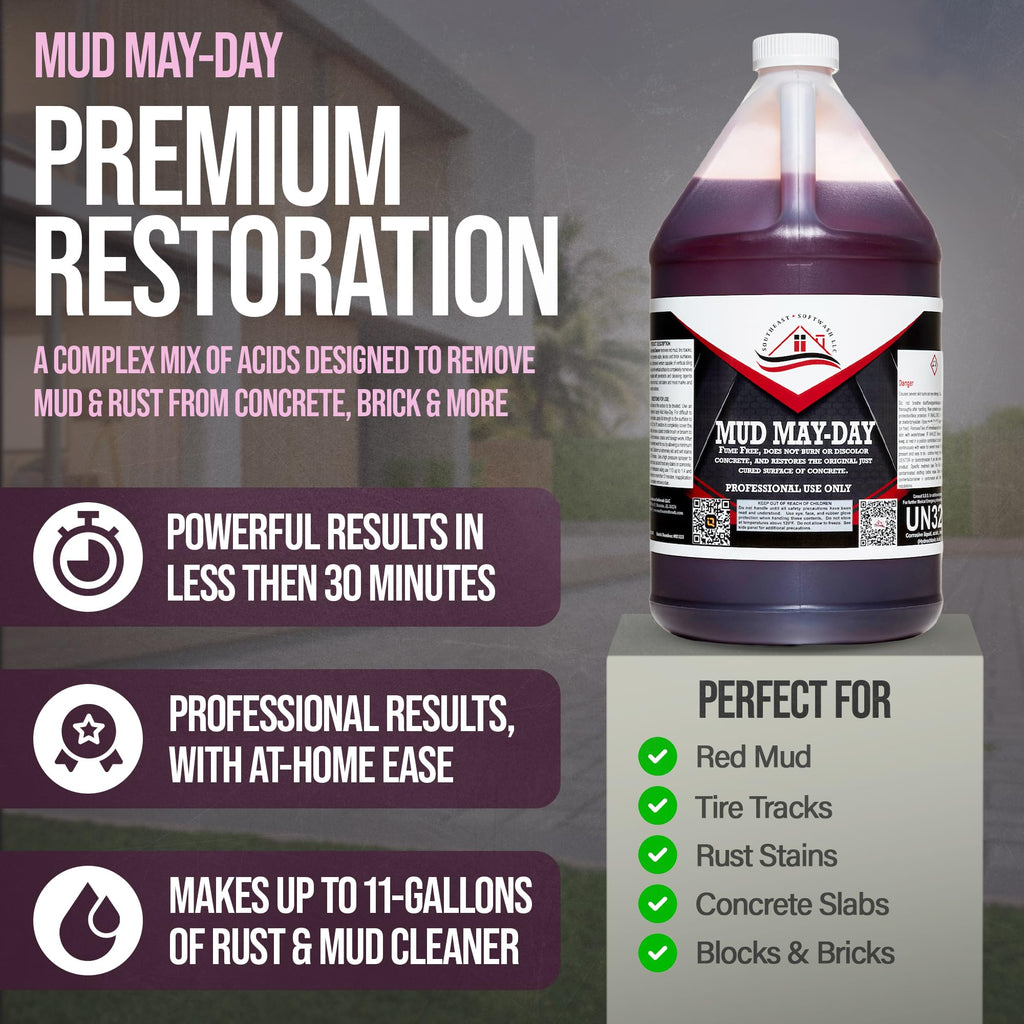 Southeast Softwash Mud May Day - Red Clay Stain Removal | Mud Removal Chemical (1)
