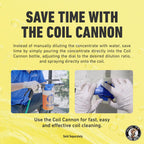 Leak Saver AC Coil Cleaner for All Condensers & Evaporators | No Rinse Evaporator Coil Cleaner | 4:1 to 10:1 Dilution Ratio - 1 Gallon