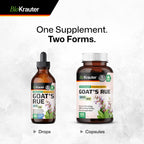 BIO KRAUTER® Goats Rue for Breastfeeding - Pure Vegan Lactation Supplement - Goat’s Rue 100 Capsules 1200 mg per Serving - Natural Supplements for Women - No Fillers, Non-GMO, 25-Day Supply