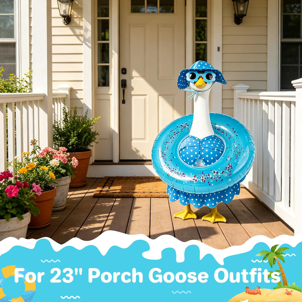 Xihaian Porch Goose Outfits for 23" Porch Goose Costume Bikini Clothes