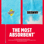 Brawny Tear-A-Square 3-Ply Paper Towels, 12 XL Family Rolls = 30 Regular