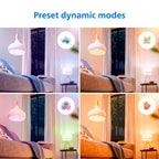 Philips Smart Lighting Connected Light Bulbs, 2-Pack, Color A19 60W 800LM E26 Indoor LED Lights, Smart Bulbs with Motion Detection, Control with Voice or App