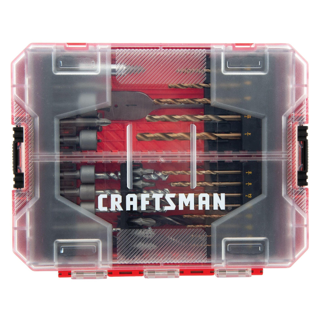 CRAFTSMAN Drill Bit Set 60 Pieces, Impact Driver and Screwdriver Bit Set , Includes Nut Drivers (CMAF1260)