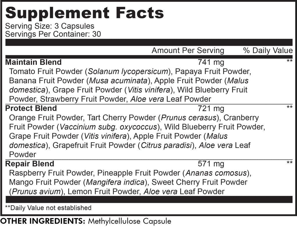 Codeage InstantFood Easy Veggies + Fast Fruits Bundle – Vegetable & Fruit Blend Capsule Supplement – Plant-Based Phytonutrient Formula – Vegan, Non-GMO – 180 Capsules