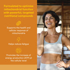 Natural Factors RegenerLife Powder - Supports Cellular Energy & Fatigue* - Mitochondria Support Drink Mix - Non-GMO - Tropical Flavor - 2.86 oz
