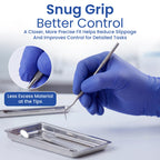 ProCure Disposable Nitrile Exam Gloves 200 Count - Latex Free, Powder Free, Food Safe, Textured Fingertips, for Medical & Food Prep