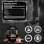 Animal 100% Whey Protein Powder – Whey Blend for Pre Workout or Post Workout, Recovery, or an Anytime Low Sugar Protein Boost Meal Replacement with BCAA Branched Chain Amino Acids – Chocolate, 4 lb