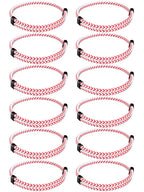 Liliaafar 12 Pcs Baseball Gifts Rope Bracelets