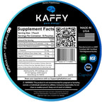 Kaffy Nootropic Caffeine Pouches with Cognizin & L-Theanine, 50mg Natural Caffeine Per Pouch, Nicotine-Free Energy & Focus Pouches, Coffee Alternative for Work, Travel & Daily Use, 75 Count Cool Mint