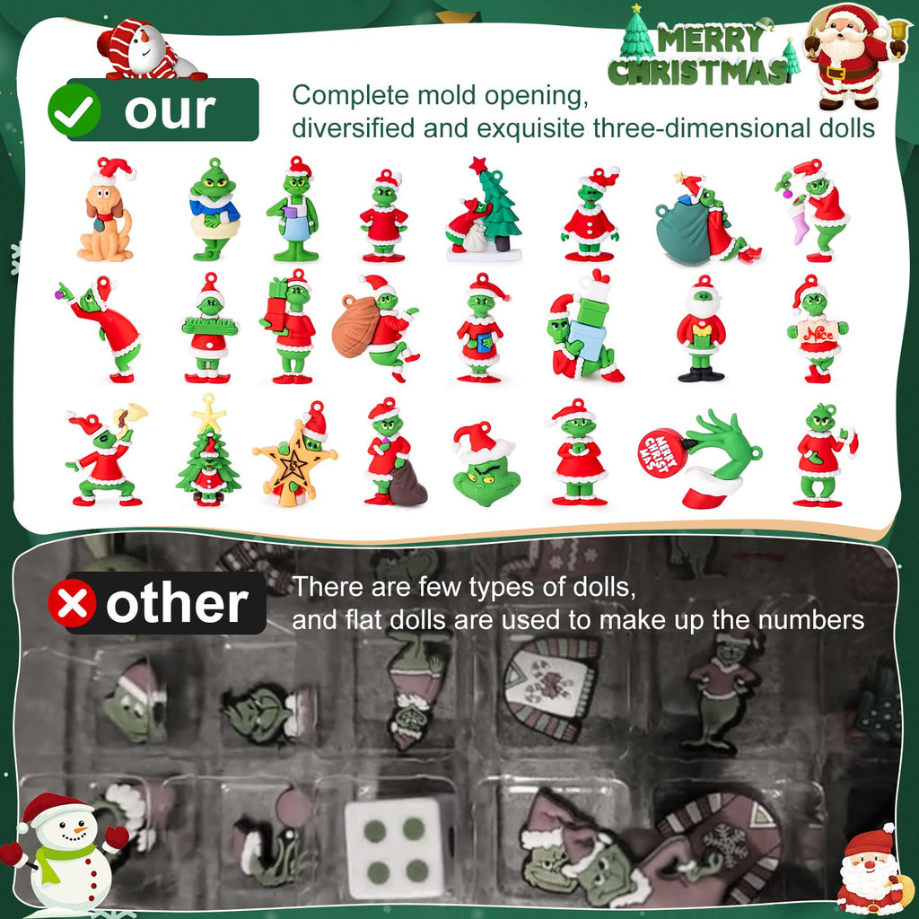 Christmas Advent Calendar 2026,Christmas Countdown Calendar,with 24 Collectible Advent Calendar for Kids Toddler Adult Teens Boy Girls,Xmas Vacation Gifts Idea