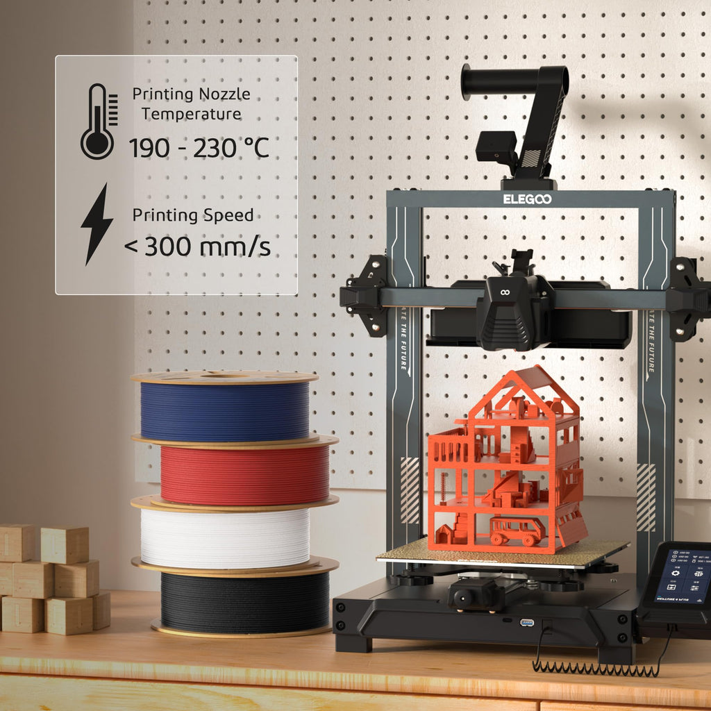 ELEGOO Matte PLA 3D Printer Filament Navy Blue 1KG 1.75mm