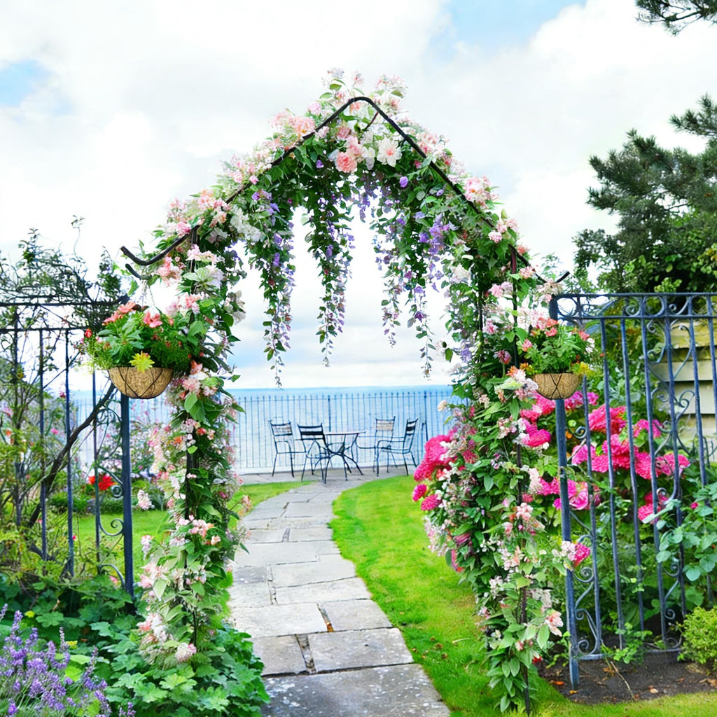 Heavy Duty Garden Arch Trellis for Climbing Plants Garden Arbor Arches