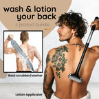 SMOOTH REACH Lotion Applicator For Back and Body - Self Tanner and Sunscreen Applicator for Lotion and Tanning Oils (Bundle)