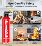 AmzBoom Fire Extinguisher for Home, Car, Kitchen, and Boat 3-Pack, Portable Extinguishing Aerosol Spray Compact A, B, C, K – Includes Mounting Brackets for Easy Access.