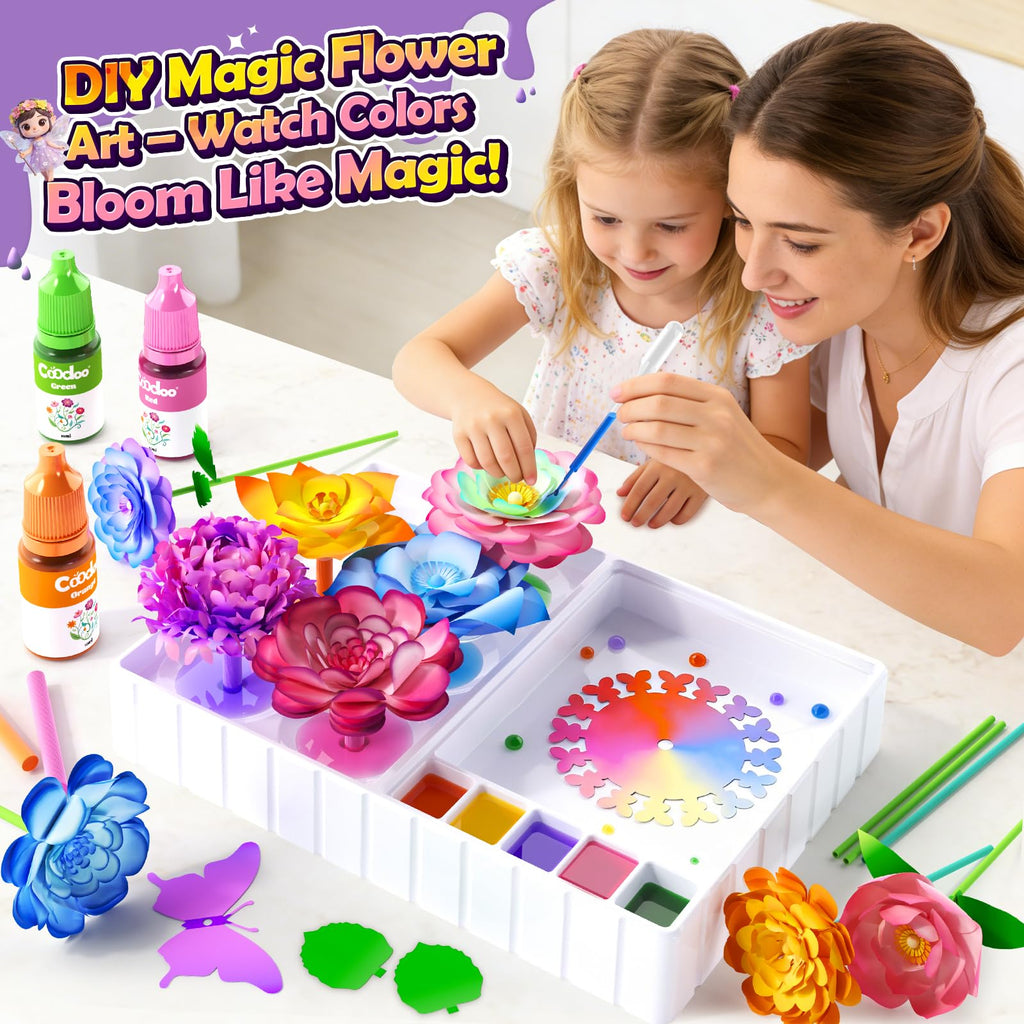 DIY Flower Craft Kits Magic Dyeing Florist Bouquet Maker Art Supplies Arts