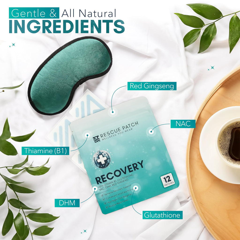 Rescue Patch Morning Vitality & Energy Patches, 12 Count