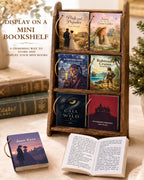 Mini Book Advent Calendar 2026 for Book Lovers, 24 Christmas Ornaments