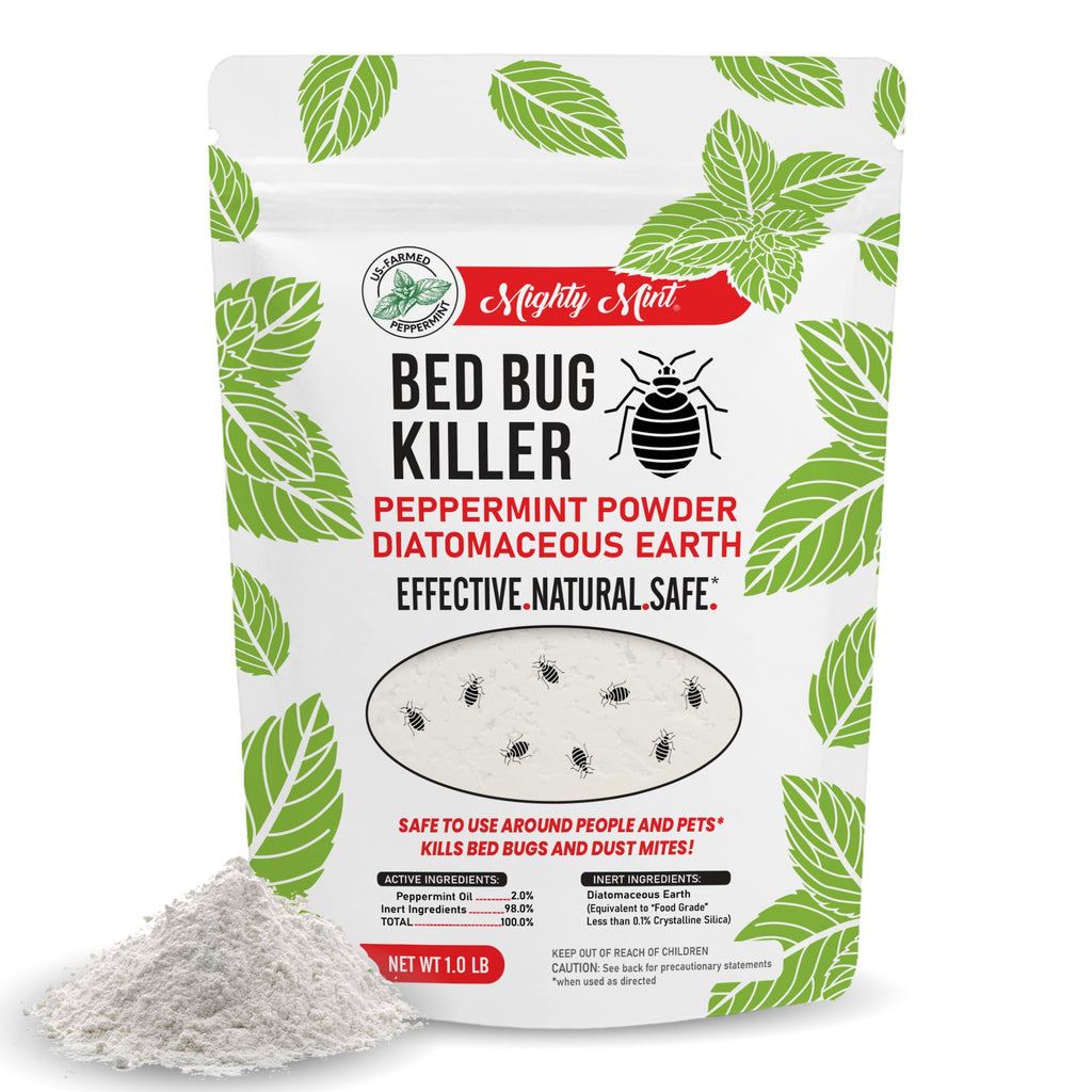 Rodent Repellent, Diatomaceous Earth Peppermint Powder, 1 lb
