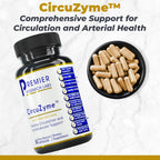 Premier Research Labs CircuZyme - Blood Circulation Supplements Supporting Blood Flow & Vascular Support Featuring Diosmin, Cayenne & Nattokinase, for Men and Women - 60 Vegetarian Capsules