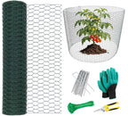 Mklsit Plant Protectors from Animals, Wire Plant Fence Cage, 32.8Ft x 16In