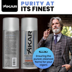 XIKAR PUROFINE Premium Butane Fuel Refill (400ml) 0 Impurities - Ultra Refined, Food Grade, Culinary Butane Refill for Torch & Lighter - Jet Flame Lighter Fuel & Kitchen Torch Refills (4 Pack/8oz)