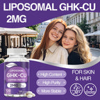 Trawecual GHK-Cu Peptide Hair Softgels – 2mg GHK-Cu with Liposomal Delivery – Beauty Support for Skin, Hair & Collagen – Easy-to-Swallow Plant-Based Softgels