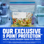 Ziploc Gallon Freezer Bags, Food Storage, 132 Total Bags (66 Count, 2-Pack)