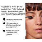 EVOBEAUTÉ evoeye Eyelash Formula INTENSE 3 ml | Eyelash Serum with intensive booster to support the appearance of longer, fuller-looking lashes in 4–6 weeks