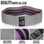 WALITO Resistance Bands for Working Out, Fabric Exercise Bands for Legs and Butt, Workout Bands for Women and Men, Booty Band for Yoga Starter Set, Pilates, Rehab, Fitness and Home Workout