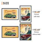 upsimples 16x24 Picture Frame, Wall Decor Poster Frames, Black 1 Pack