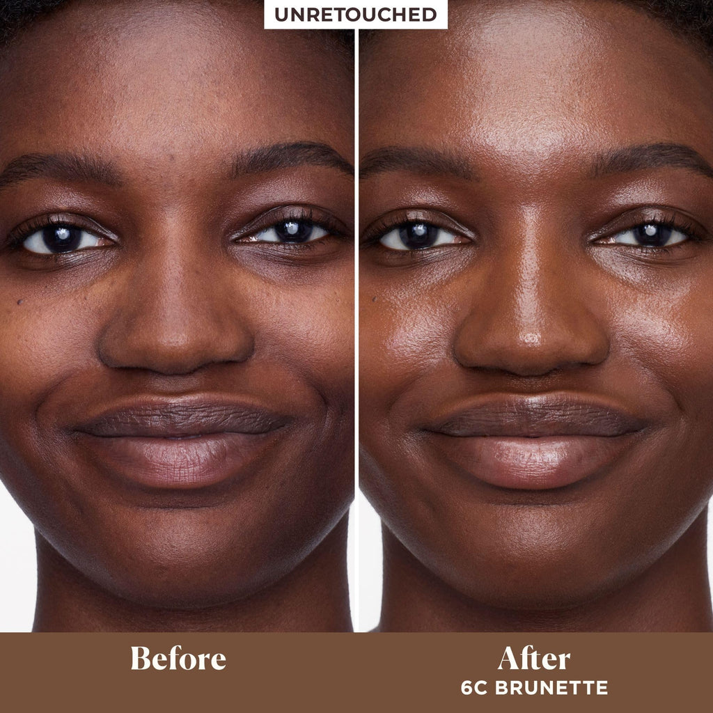 Laura Mercier Tinted Moisturizer Natural Dewy with SPF 30: 24HR+ Hydration, Long Lasting, Sheer to Light, Buildable Coverage, Dewy Finish, Improve Skin Tone and Texture, Skin Tint, Brunette