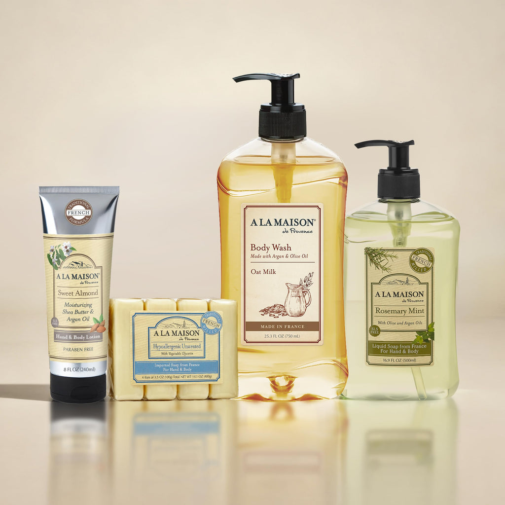 A LA MAISON French Liquid Hand Soap, Yuzu Lime - Natural Hand Wash Made with Essential Oils - Biodegradable, Plant-Based, Vegan, Cruelty-Free, Alcohol & Paraben Free (16.9 oz, 3 Pack)
