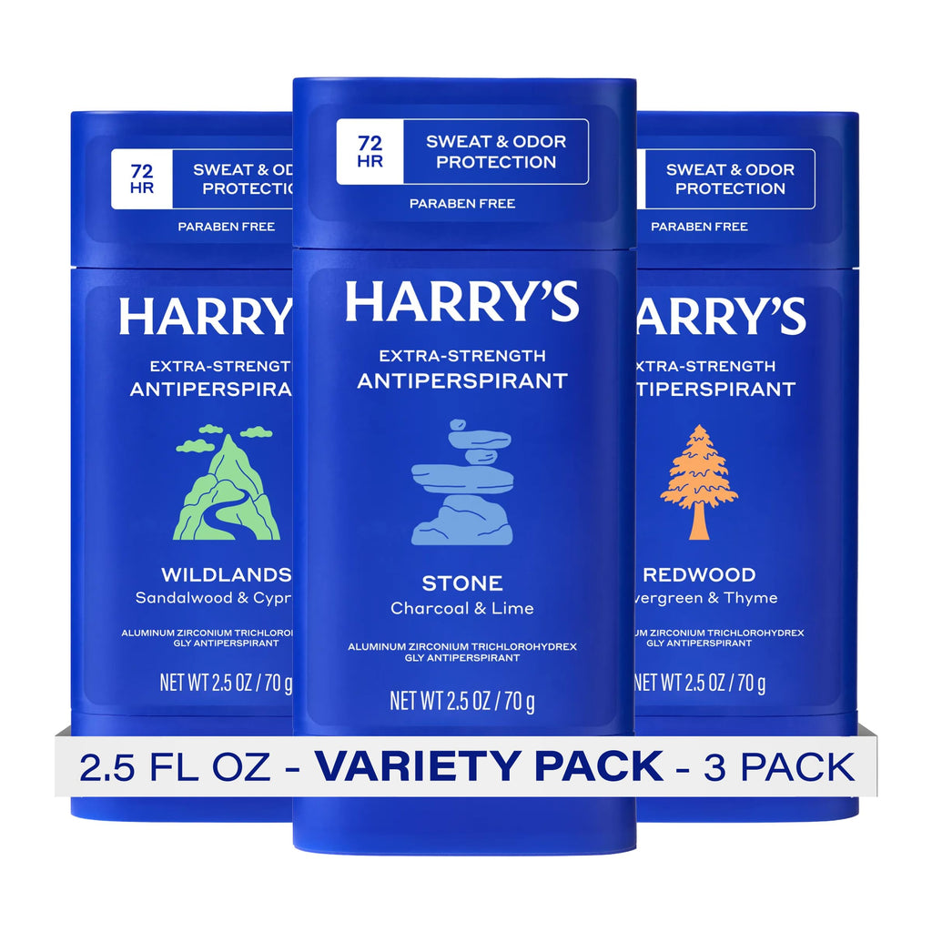 Harry's Extra-Strength Antiperspirant Deodorant - Variety - 2.5 oz (3 Pack)