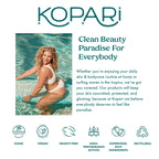 Kopari Sunglaze Sheer Setting Mist Sunscreen SPF 50, Weightless, Fast Drying, Ultra-Fine Setting Spray, Made With Hyaluronic Acid, Sets Makeup For A Hydrated, Dewy Finish, 2.53 fl oz